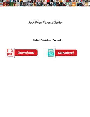 jack ryan parents guide|More.